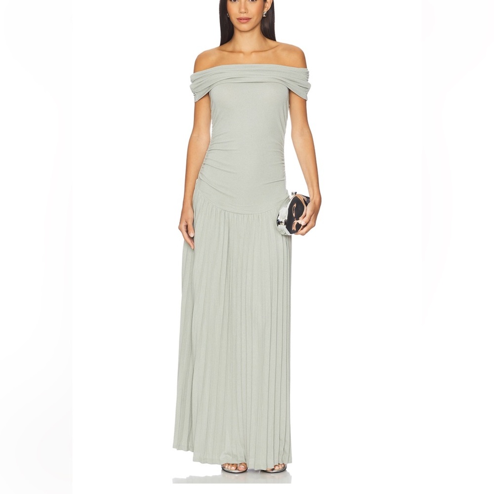 Lioness Field of Dreams Maxi Dress - Light Sage - Size Small